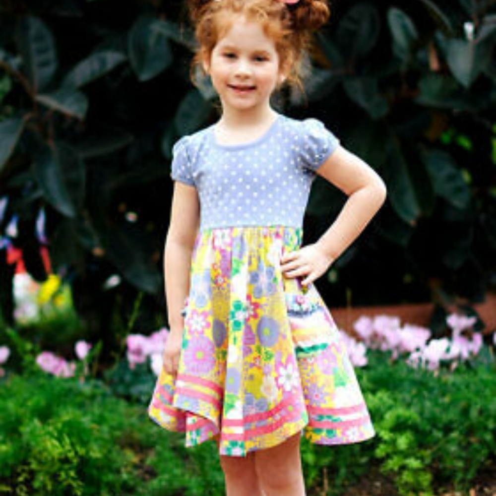 Matilda James Let's Go Together Such Fresh Air Twirl Dress